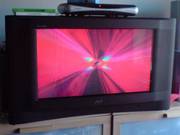 JVC Black (AV32R370) Real Flat Screen 32 Inch Tv with stand