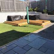 Create a Stunning Pool Surround with Gray Sandstone Paving Setts