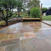 Rippon Buff Indian Sandstone Paving Slabs – Patio Pack – 22mm Calibrat