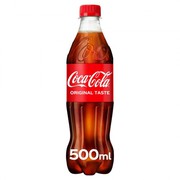 Bulk Coca Cola Bottle 500ml Supplier in Presotn,  Uk